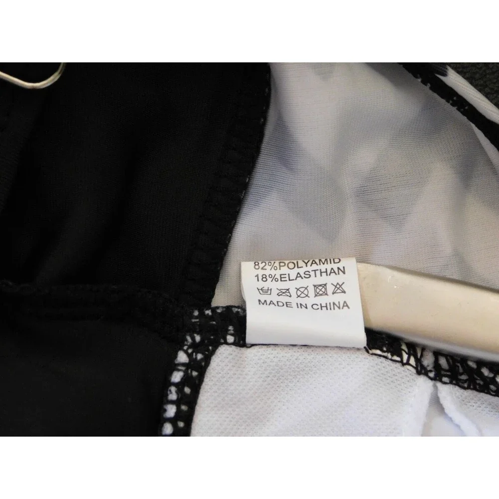 Unbranded Tankini L Women's Black, White Swim Suit Top Size L